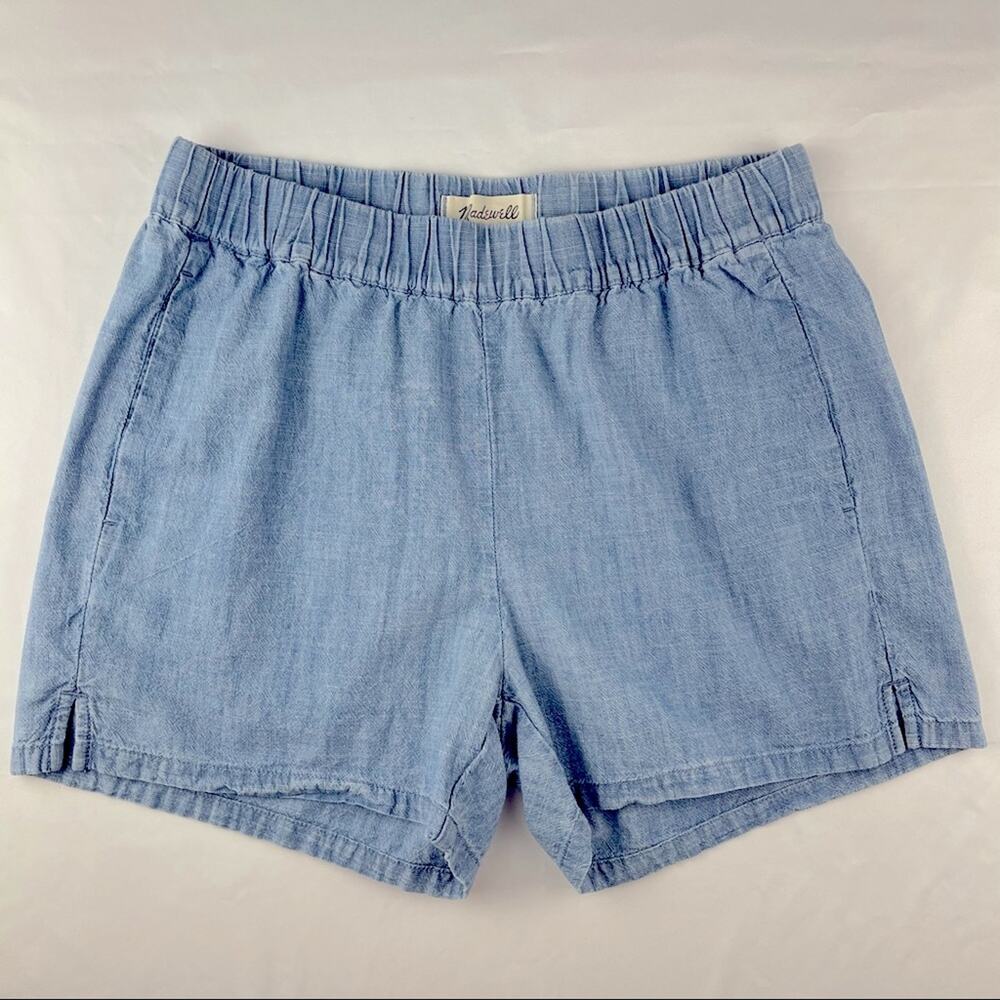 Madewell Chambray Pull On Shorts Size XS